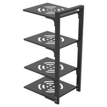 SENDERPICK 4-Layer Pot And Pan Stand Rack Pot Lid Holder Black Pot Rack Organizer - Black - View 3