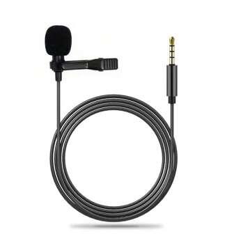 1 lavaliermicrofoon met type-C/3,5 mm/Lightning-aansluiting, draagbare, compacte minimicrofoon voor livestreaming, mobiele telefoon, computeropnames, geluidsdichte reversmicrofoon compatibel met iPhone en Android-telefoon voor zomervakanties, audio-/video-opnames, interviews, gamen en livestreaming, minimicrofoon