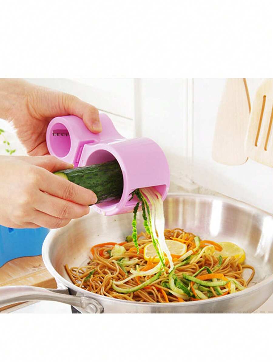1pc/ Creative Spiral Twin-Head Grater With Knife Sharpener Kitchen Gadgets