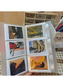 1pc/3-Inch Mini Photo Album Photocard Binder Holder For Inst Ax Mini LiPlay EVO 7s 8 8+ 9 11 25 26 50s 70 90 Film, Snap Snap Touch PIC-300 Z2300 Mint Zip Instant Camera Printer Back To School,Back To School,School Supplies