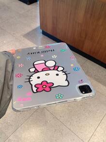 Sanrio 1 pieza Funda de silicona suave a prueba de golpes, compatible con Apple iPad Air 2, iPad Aire, iPad de 7a generación, Air 4/5, iPod Pro 11 2022, Compatible con iPad 10a Generación, Anti-Fall, anti-shock, Non-slip