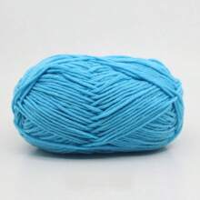 1pc 50g 5-Stranded Cotton Yarn, Suitable For DIY Weaving Bags, Scarves, Hats, Sweaters, Home Textiles