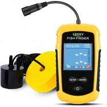 Portable Fish Depth Finder, Handheld Sonar Fish Finder For Kayak And Boat, LCD Display Transducer For Fishing - default - View 2