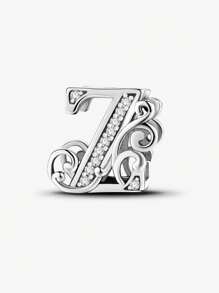 1 PC Vine Letters Beads Pendant Charm Pendant Ball Suitable For Bracelets DIY Women's Jewelry