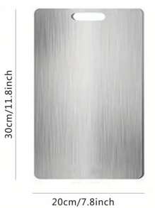 3pcs/1pc Titanium Cutting Board,Titanium Cutting Boards For Kitchen,304 Stainless Steel Cutting Board For Meat Fruit & Vegetable