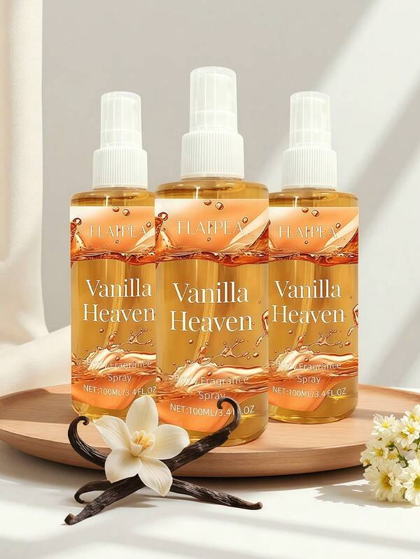 1pc 100ml Summer Vanilla Caramel Food Fragrance Room Spray, Recommended Wedding Favor/Mother's Day Gift, Use Scent To Decorate Her Home, Portable