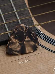 30pcs Guitar Pick ABS Material, Folk, Acoustic, Thickness 0.46mm/0.71mm/0.96mm, Suitable For Ukulele And Other Instruments,Guitar,Guitar Picks,Guitar Pick,Guitar Pickups,Cute Guitar Picks,Guitar Picks Purple,Toy Guitar,Guitar Instrument,Capo Guitar - Multicolor - View 3