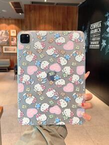 Sanrio 1 pieza Funda protectora para iPad de 10.ª generación, funda de silicona suave a prueba de golpes compatible con iPad Air 2, iPad Air, iPad de 7.ª generación, iPad Air 4/5, iPad Pro 11 2022, cubierta protectora antideslizante y a prueba de caídas