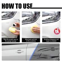 NetHong Ultimate Paint Restorer V-Vaxy Car Scratch Repair Wax Car Buff Out Scratch - 白色 - 查看 5