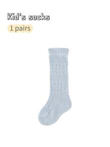 1 Pair Kid's Mesh Crew Socks, Breathable Lightweight Anti-Mosquito Socks For Boys And Girls, Spring/Summer - Multicolor - View 15