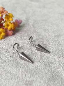 1/2 件尖鼻钉、鼻环 20 克鼻孔螺丝环，配有全套锥形和尖鼻尺寸，鼻环、鼻饰、鼻钉