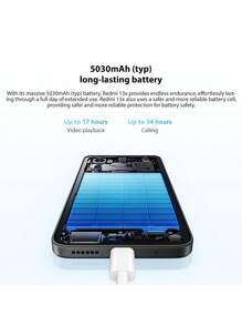 Xiaomi Redmi 13x Smartphone 6GB+128GB Global Version Helio G91-Ultra Processor 6.79" FHD+ DotDisplay Up To 90Hz Refresh Rate 108MP Super-Clear Main Camera 5030mAh (Typ) Supports 33W Fast Charging 3.5mm Headphone Jack Xiaomi HyperOS