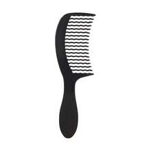 Lược gỡ rối Wet Brush, màu đen - Lược gỡ rối tóc răng thưa với thiết kế WaveTooth lướt nhẹ nhàng qua các sợi tóc rối - Chải kỹ dầu xả và mặt nạ tóc - Nhẹ nhàng cho da đầu và không đau - màu đen - Xem 2