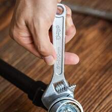 Small Wrench Adjustable 15.2 Cm Hex Jake Opens To 3/4 Inch Heat Treated Carbon Steel - 6 Inch - View 10