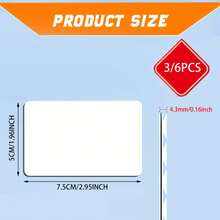 ROYIPAI 定制徽标/文字/图案 3/6 件不同设计冰箱贴，带吸盘，可吸附于光滑玻璃、化妆镜、定制高品质照片、照片纪念品、独特礼品、照片磁铁、送给家人、母亲、妻子的礼物