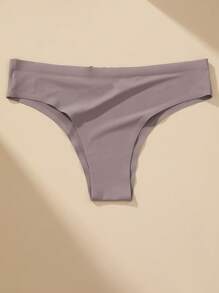 VKME 4 Pezzi / Set Brasiliana a vita bassa da donna, Biancheria intima da donna senza cuciture e sexy