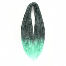 10 Strands 24 Inch Double Ended Synthetic Dreadlock Extensions - Straight Fake Dreads In Dark Purple 10 Strands/Pack Easy To Style & Reusable Lightweight & -Free Dreads Extensions - Multicolor - View 17