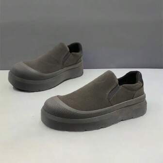 男士一脚蹬乐福鞋，防滑休闲鞋