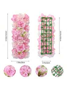 Painel de Rosas Artificiais Decoração de Casamento Bottom da Parede Layout da Mesa de Banquete Decoração de Chá de Bebê Suprimentos de Festa Flores Decorativas para Porta em Arco Guia de Piso Flores Presentes de Aniversário de Verão Volta às Aulas Material Escolar Decoração de Quarto