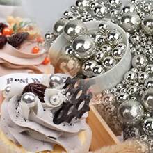 130g/4.58 Oz Sliver Cake Decoration Sprinkles- Baking Decoration Cake Decoration, Cake Birthday Wedding Party Decoration Tool Cookie Decoration - Creative Baking Shiny Particles DIY Cookies Cupcake Dessert Decoration Materials, Multiple Colors To Choose From, Birthday Party/Wedding Dessert Table