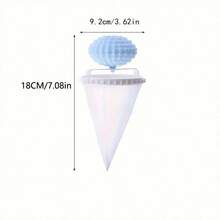 1入組可重複使用的洗衣絮網球-節能、服裝和機器清潔輔助工具 - 藍色 - 查看 6