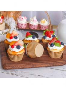 Realistic Cupcake Decor - Perfect For Parties, Holiday Tables, And Celebrations - Reusable And Easy To Clean