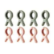 Beach Towel Clips For Beach Chair Pool Chair On Cruise, Plastic Strong Clip Cloth Pins Clothespins Windproof Hanging Clamps For Chairs Beach Accessories And Hanging Rack