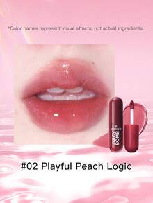 Brillo labial voluminizador JUICY BOMB de Essence 02 Cheeky Cherry - 2,6 ml - 02 Cereza traviesa - Ver 2