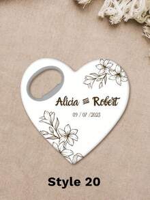 Customizable Wedding Favor, Bottle Cap Magnet, Customized Bottle Cap Magnet And Packaging Box, Wedding Magnet, Bottle Cap Magnet, Wedding Favor, Wedding Thank You Favor, Customized Wedding Favor, Personalized Bottle Cap Magnet - Multicolor - View 46