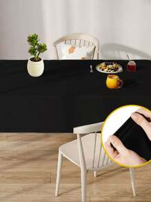 Solid Color Waterproof Oilproof Tablecloth For Birthday Party, Modern Style Dining Cloth, 4 Colors Table Cover Tablecloth Placemats Batch