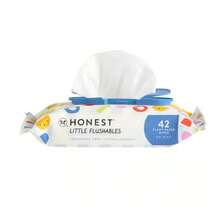 The Honest Company Little Flushables Plant-Based Flushable Wipes Made With Over 99% Water - 42ct - 1 - View 9