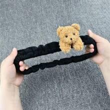 Cute Bear Design Automobile Rearview Mirror Cover, Cartoon Car Interior Decoration Accessories