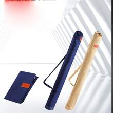 Outdoor Portable Canvas Fishing Rod Bag, Thick Fishing Umbrella Bag, Collapsible Shade Umbrella Bag For Fishing Rod