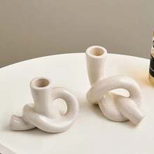 Simple & Elegant Ceramic Candle Holder, Home Decor