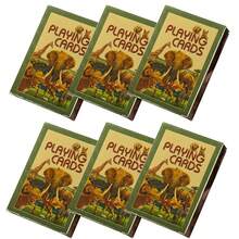 1/2/6 Pcs Creative Fun Playing Cards Animal Themed Gold Cards Deck 54 Cards All Different Plastic Washable Medium Games Playing Cards - Multicolor - View 10