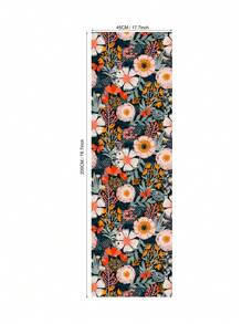 Daisy Flower Wall Mural Self Adhesive Removable Wallpaper Wildflower White/Orange/Yellow Floral With Butterflies Room Peel And Stick Wallpaper Wall Paper Wall Stickers Room Decor Wall Decor Wall Sticker
