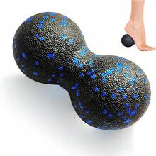 High Density Lightweight Yoga Fascia Peanut Ball For Muscle Relaxation Stretching Exercises(8cm*16cm)