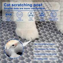 One Extra-Large Double-Layer EVA Cat Litter Mat Effectively Collects Litter, Easily Cleans, Reduced Waste, A Non-Slip, Washable Cat Cleaning Mat Suitable For Pet Toilets, Kennels, And Litter Boxes (Black, Light Gray, And Dark Gray, Essential For Litter Box Storage) (15.7" X 19.7" / 19.7" X 27.5" / 23.6" X 35.4") - Dark Grey - View 5
