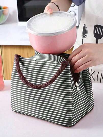 Portable Waterproof Insulated Food Bag – Foldable Oxford Cloth Lunch Storage With Shoulder Strap ,Travel Packaging Storage Box, Picnic Fork Spoon Knife Pouch Bag,Portable Stainless Steel Cutlery Set Bag,Portable Food Bag For Picnics, Work, Casual Outings,School Stuff,University Supplies,Travel Essentials, Back To School, Outdoor Carrying Bag