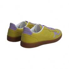 Tenis Casual Dama Berlin Textil Amarillo - Verde Lima - Ver 2