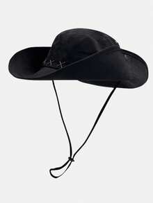 1pc Wide Brim Bucket Hats Men Women Unisex Summer Protection Sun Hat Packable Boonie Cap For Fishing Hiking Gardening Beac - Fisherman's Hat - View 11