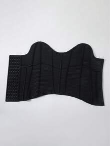 Girdle Waist Trainer Tummy Control, Breathable Lightweight Shapewear - Black - View 8