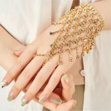 1pc Tassel Bracelet & Ring Jewelry Accessory For Beach Party