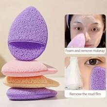 6pcs/Set Pink Face Cleansing Tool Kit, Include Headband, Waterproof Wristband, Face Cleansing Brushes, Makeup Remover