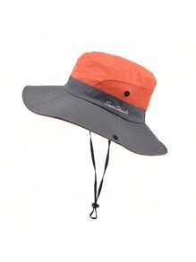 Sombrero bucket impermeable de ala ancha para pesca, camping y escalada, sombrero transpirable de secado rápido que protege del sol, opción ideal para regalos