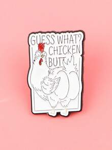 1PC Raccoon Cat Animal Quotation Enamel Brooch Lapel Pins Badge On Backpack Clothing Accessories Jewelry Fashion Gifts For Friends - Multicolor - View 14