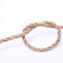 1/1.5/2/2.5/3/4/6/8/10毫米天然黄麻绳适用于婚礼腰带绑带花艺派对园艺装饰DIY礼品包装