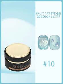 annies 夏日水果猫眼磁性凝胶指甲油，可卸UV LED冰晶透明蓝绿粉紫闪亮玻璃珠猫眼美甲沙龙DIY 5ml/1支/20支 - 彩色 - 查看 31
