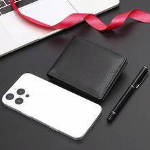 2025 Hot Selling Men's Genuine Leather Wallet With Multi Card Slots, Business Style For Men Wallet Mini Wallet Purse Wallet Men Wallet Leather Small Wallet - Coffee - View 3