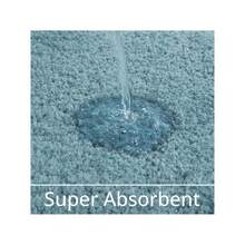 Bathroom Rug Runner 24x60 Inch, Soft Thick Absorbent Microfiber Bath Rugs For Bathroom, Machine Washable, Shaggy Plush Non Slip Bath Mat For Tub, Shower Floor, Quick Dry Mats, Navy - Spa Blue - View 4
